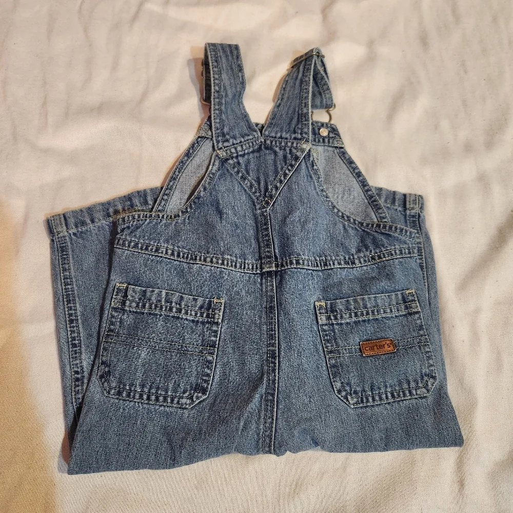 Carter’s Denim Overalls 18 Months Monkey Embroidered Baby
